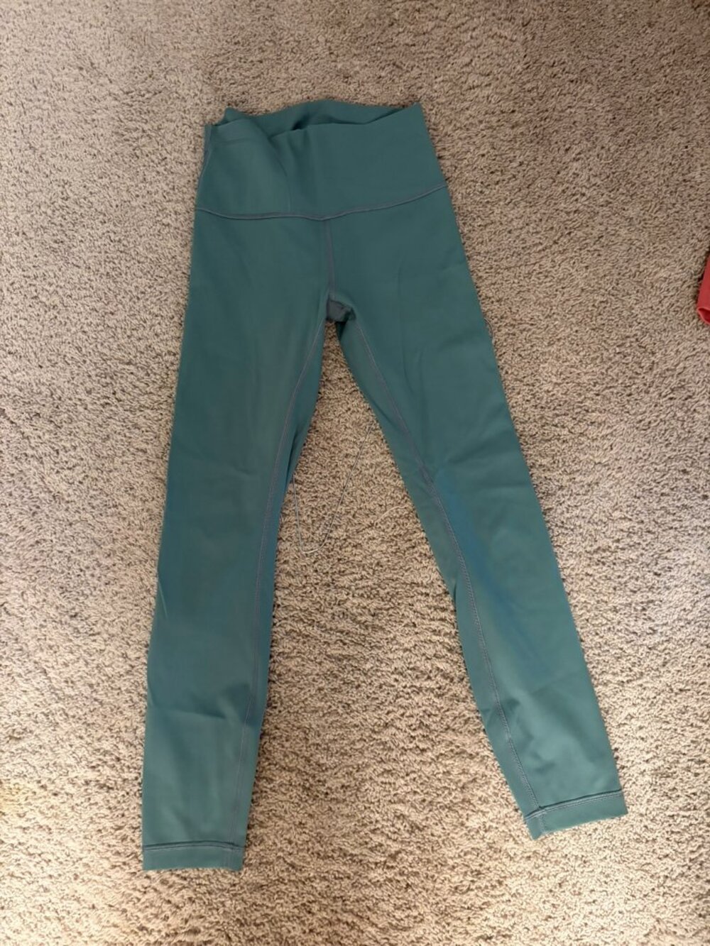Lululemon Align High Rise Pant 25 Palm Court Sage Green Teal Size 6 Nulu